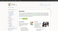 Desktop Screenshot of dokuwiki.org