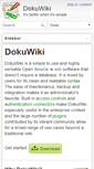 Mobile Screenshot of dokuwiki.org