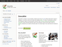 Tablet Screenshot of dokuwiki.org